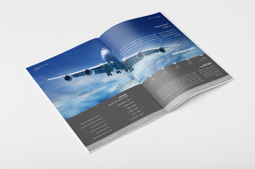 航空公司宣传册设计_物流画册设计欣赏