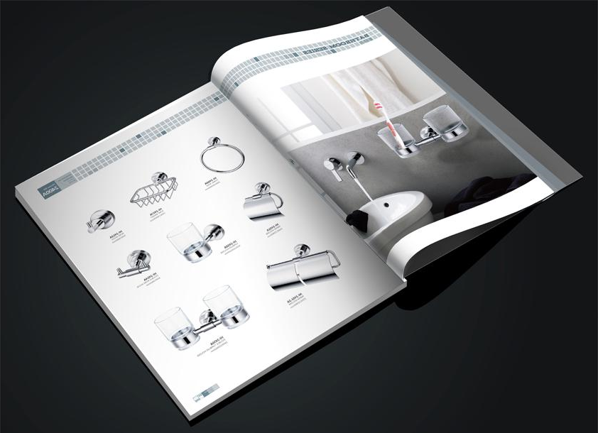 卫浴五金画册设计的四个方法和画册设计的三大注意事项