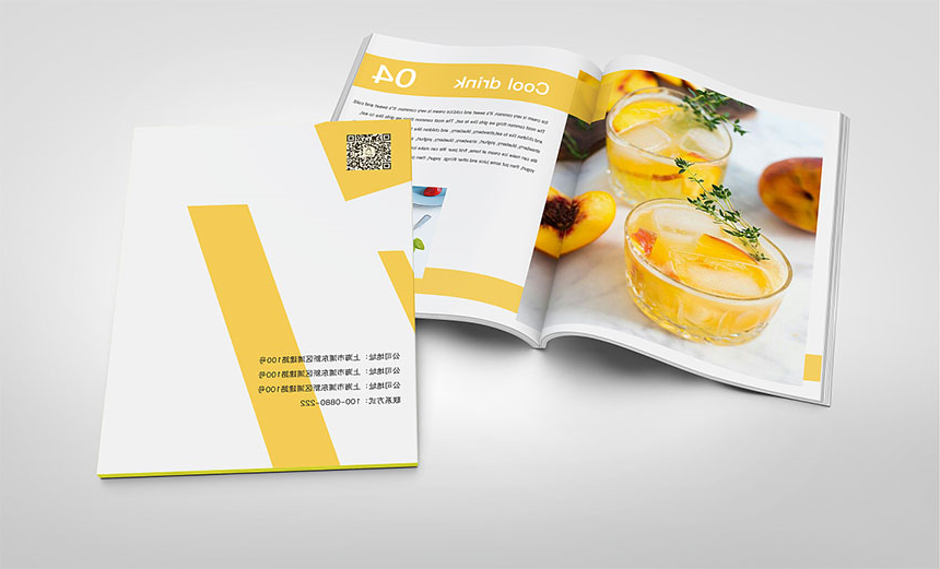 西式美食画册设计_美食宣传册设计制作