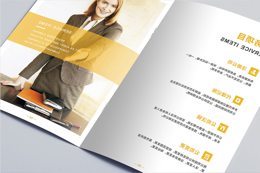 财务注册公司画册设计_代理公司宣传册设计制作欣赏