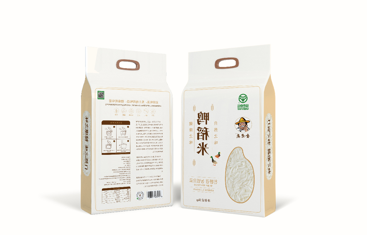 农产品包装设计_鸭稻米包装设计案例--产品包装提升品牌价值